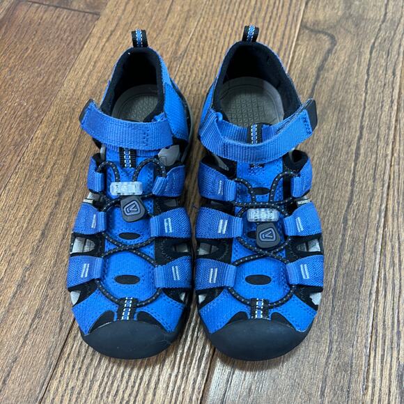 Keen Kids' Newport Neo H2 Hiking Sandals Blue/Black - Size 2 - Picture 2 of 9